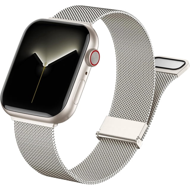 Yanonmyfd Correas Compatible con Apple Watch Correa 40mm 38mm 41mm 42mm 44mm 45mm 46mm 49mm, Clásica Correa de Metal de Acero Inoxidable para iWatch SE Series 11 10 9 8 7 6 5 4 Ultra 3 2 1