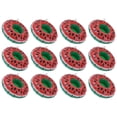thumbnail image 1 of 12pcs Watermelon Inflatable Coaster Drink Cup Holder Drink Floats for Children's Summer Toys and Pool Party, 1 of 5