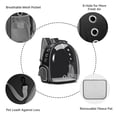 thumbnail image 3 of Henkelion - Mochila para gatos, bolsa de transporte de burbujas, bolsa de transporte para perros pequeños y medianos, para perros pequeños, medianos, gatos, para mascotas, mochila de senderismo, mochi, 3 of 5