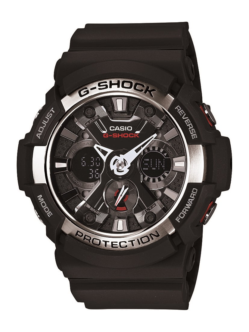 時計 G-SHOCK SHOCK RESIST Casio G-SHOCK Men's XL Series Quartz Watch, Red Resin, 200M