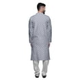 thumbnail image 3 of Atasi Kurta Pyjama de Fête pour Hommes, Col Mandarin, Ensemble Ethnique Imprimé Kurta, 3 of 5