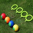 thumbnail image 4 of Pelota de salto de plástico de color aleatorio Juguetes para exteriores Pelota de ejercicio para niños Pelota de salto de un pie GeweYeeli WJ1914-01, 4 of 7