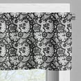 thumbnail image 3 of Ambesonne Black and White Valance Pack of 2, Lacy Inspirations, 54"X18", Black White, 3 of 5