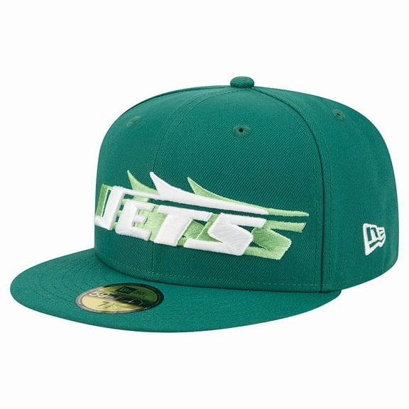 Men's New Era Green New York Jets Tri-Hit 59FIFTY Fitted Hat