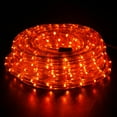 thumbnail image 4 of WYZworks 150 feet LED Rope Lighting (ORANGE) Cool White, Warm White, RGB, Green, Blue, Red, Orange Spool Option- Christmas Holiday Decoration Light 3/8" Thick | UL Certified Safety Fuse Included, 4 of 12