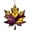 Z8#Purple, variant on 1 Pc Stained Glass Acrylic Maple Leaf Ornament, 3.15 inch Fall Maple Leaf Hanging Decorations, Fall Tree Ornament, Halloween Stained Glass Decoration, Autumn Maple Leaves Decor for Home