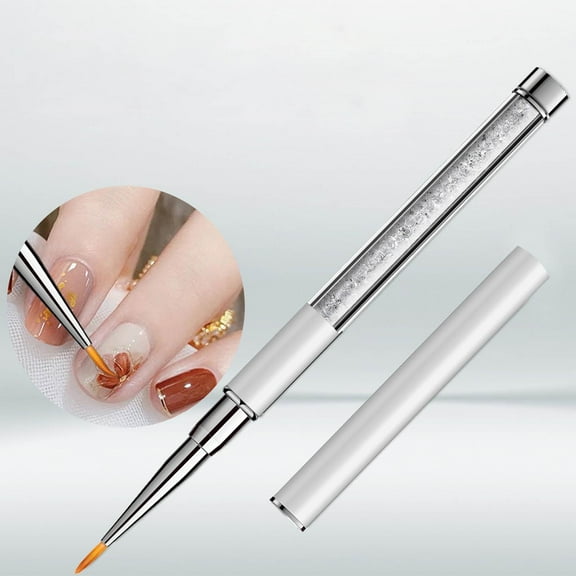 Siquannn French Tip Tool Acrylic Nail Supplies Toe Cleaners Between Toes Brush Nail Brushes For Cleaning Fingernails Nail Brish Things For Nails White Gel X Nail Polish Arylic Nails Kit Small Brush