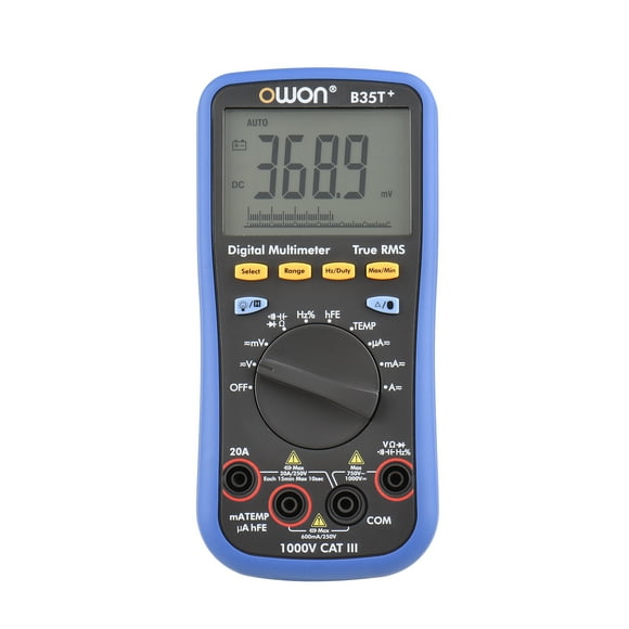 OWON B35t + Numérique BT Multimeter avec Record hors Ligne 6000 Comptes True RMS Auto-ranging Électrique Te
