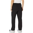 thumbnail image 3 of Just My Size OJ100 Comfortsoft Eco Smart Fleece Open-Hem Womens Sweatpants, Black Ebony - Size 1X, 3 of 4