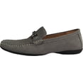 thumbnail image 2 of Masimo Mens Leather Driving Shoes Adult Male Slip on Loafers Grey 6, 2 of 7