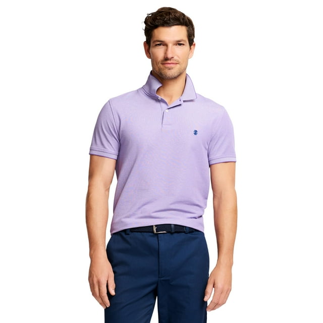 Polo IZOD Advantage Slim-Fit Hombre, Dahlia Morado, Talla L