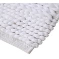 thumbnail image 2 of Affinity Linens LBD22X60RG-WHT Braided & Loop Chenille Oversized Bath Rug, White - 22 x 60 in., 2 of 3