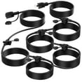 thumbnail image 1 of Cable de extensión para exteriores K KASONIC de 15 m con 6 salidas, negro, 1 of 7