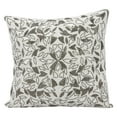 thumbnail image 2 of Couture Luster Pewter Beaded Vines Pillow, 2 of 3