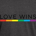 thumbnail image 3 of CafePress - Love Wins T Shirt - Men's Classic Graphic Cotton T-Shirt, 3 of 4