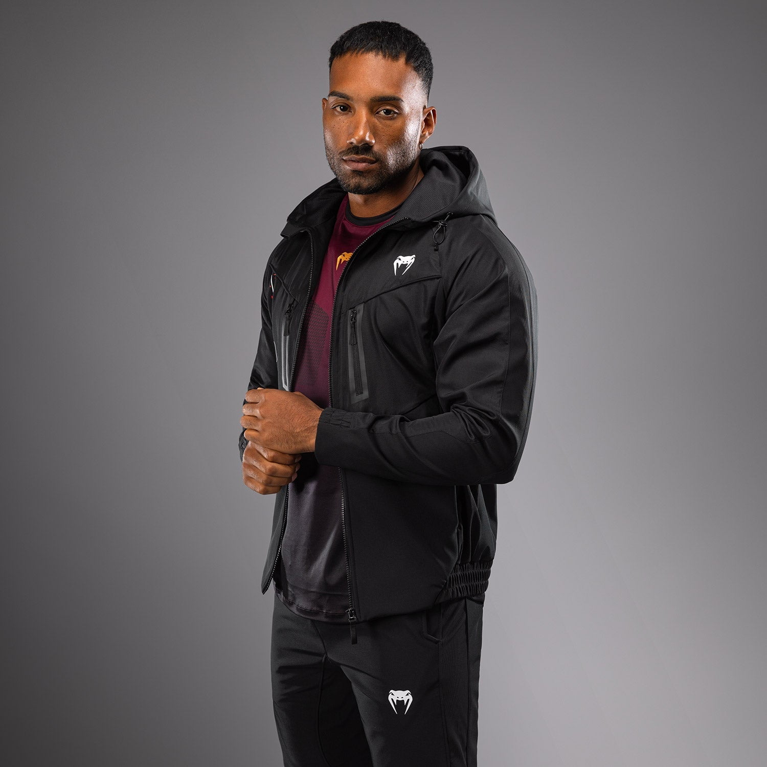 Venum Tactical XT Track Jackets - Black/Fire Red - XX-Large