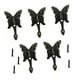 thumbnail image 3 of 5 piezas de colgilla de pared ganchos de toalla resistente de servicio resistente salas de pelaje de mariposa regalos adornos de almacenamiento de, 3 of 8