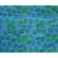 thumbnail image 4 of oneOone Polyester Lycra Teal Blue Fabric Batik Craft Projects Decor Fabric Printed By The Yard 56 Inch Wide - 64, 4 of 4