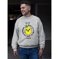 thumbnail image 2 of Kawaii Yuzu Citrus - Japanese Fruit Emoji Graphic Men's Sweatshirt, 2 of 4