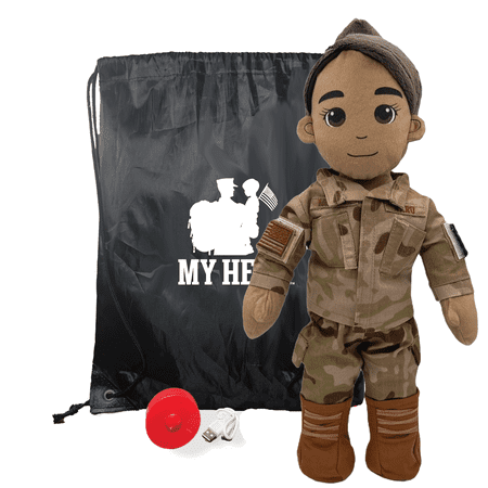 UMBO My Hero Re-Recordable Air Force Daddy Doll | 1+ Hour Audio