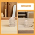 thumbnail image 4 of DEEPCRAFF 2Pcs Carved Wood Finials Unfinished Post Caps for Home Furniture and Fence Decor, 4 of 6