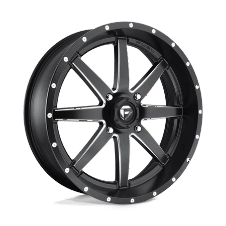 Fuel UTV Fuel D538 Maverick 22X7 4X137 13Et 132Cb Matte Black Milled Wheel