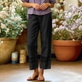 thumbnail image 5 of DailyTrove Women's High-Waisted Straight-Leg Jeans, Casual Denim Cropped Pants, 5 of 6