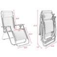thumbnail image 2 of Vineego Zero Gravity Recliner with Adjustable Pillow and Lockable Recliner System Set of 2, Pink, 2 of 2