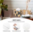 thumbnail image 3 of Saiise Chess Board With Pawns Pattern Square Leather Tissue Box Cover for Home Office Car Table, PVC Waterproof Durable Stylish Design, 3 of 7