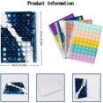 thumbnail image 2 of Cuaderno antiestrés con burbujas, cuaderno antiestrés para niñas y niños, cuaderno de ejercicios para la escuela, el hogar, la universidad y la oficina (azul tie-dye), 2 of 5
