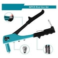 thumbnail image 4 of Rivet Gun Kit, 80PCs Metal Rivets, 4 Drill Bits, Heavy Duty Hand Riveter, Pop Rivet Gun Tool For Metal, Automotive ,More Helpful and Safe, 4 of 7