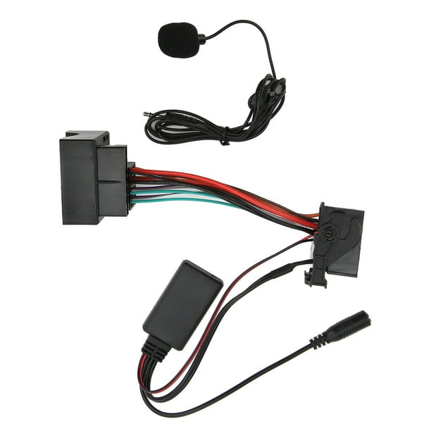 Adaptador Bluetooth 5.0 AUX IN, Cable Estéreo Para Automóvil ABS Transmisión Estable Reemplazo Multifunción De Alta Fidelidad Para 207308 Para Actualización