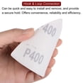 thumbnail image 5 of Uxcell 100 Packs 400 Grits 80mm Aluminum Oxide Triangular Hook & Loop Sandpapers Sanding Pads, 5 of 6