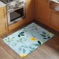 thumbnail image 2 of Spring Green Leaf Front Door Rugs 2x3 ft Pastoral Leaf Yellow Flower Plant Small Rug for Entryway Non Slip Washable Bathroom Door Mat Absorbent Floor Mat for Indoor Entrance, 2 of 9