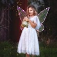 thumbnail image 3 of Alas de ángel para niñas Artesanías de alas portátiles ligeras con luz para vacaciones (A), 3 of 9