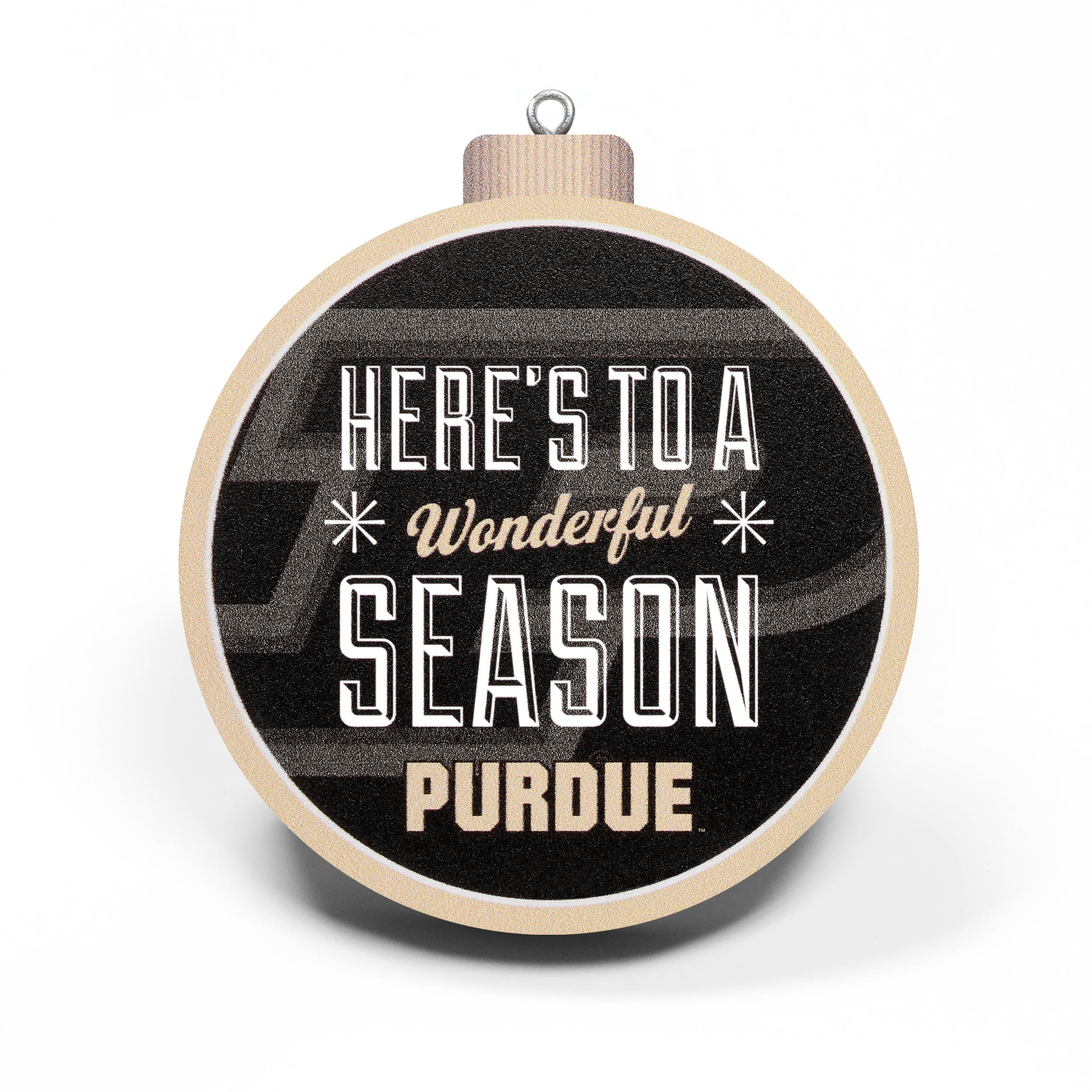 YouTheFan NCAA Purdue Boilermakers 3D Logo Series Ornament