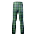 thumbnail image 4 of Hfolob Pants For Men Mens Christmas Casual Pants Special Edition Santa Red Green Festive Plaid Casual Pants Outdoor Pants, 4 of 4