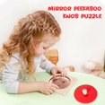 thumbnail image 2 of Kit de juguetes Adena Montessori Mirror Peekaboo Knob Puzzle 6-12 M, 2 of 8