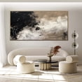 thumbnail image 3 of Minimalist Black and White Abstract Painting Large Black White Textured Wall Art Black And White 3D Abstract Art Gifts for Home,Unstretched,Frameless,(114*228cm)45*90lnches, 3 of 5