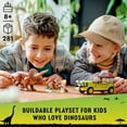 thumbnail image 4 of LEGO Jurassic Park Triceratops Research 76959 Jurassic World Toy Building Set, Fun Birthday Gift for Kids Aged 8 and Up, Featuring a Buildable Ford Explorer Car Toy, Dinosaur Figure and 2 Minifigures, 4 of 9