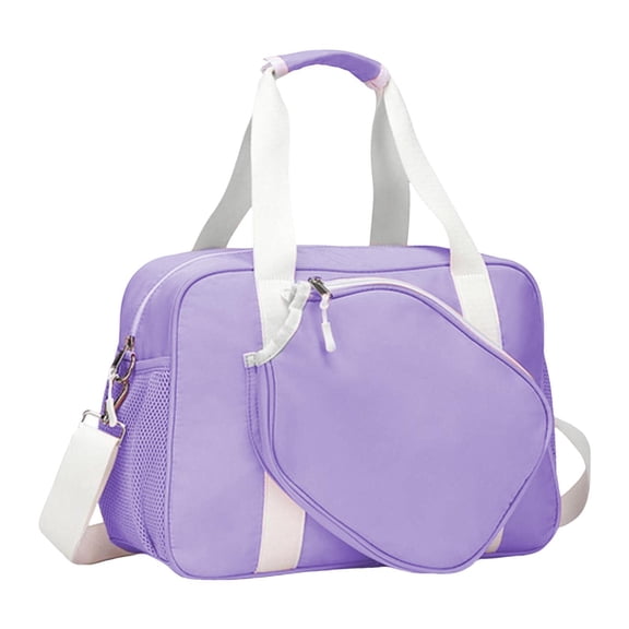 lacooooppia Pickleball Bag for Women Removable Adjustable Shoulder Strap Handbag Multi -purpose for Gym Premium Pickleball Pocket Bag Bag Violet