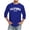 Blue@GC@, variant on CONZONE Men's T-Shirts 3/4 Sleeve T Shirts for Men Casual Crew Neck Letter Graphic Y2K Lightweight Tees Soft Cozy Athletic Tops