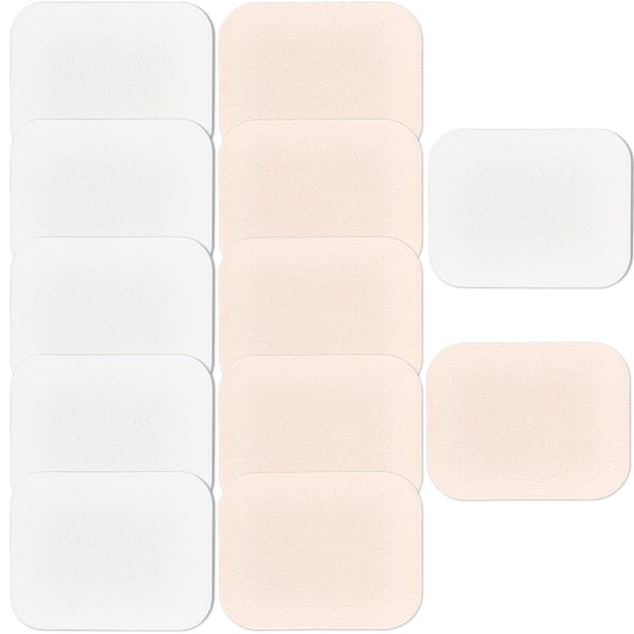 12Pcs Square Makeup Sponge Cosmetic Sponge Square Foam Pad Makeup Foundation Blender Compact Facial PuffDIY