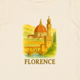 thumbnail image 4 of Inktastic Florence Italy Watercolor Art Boys or Girls Baby T-Shirt, 4 of 5