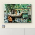 thumbnail image 3 of wall26 - La Grenouillere by Pierre-Auguste Renoir - Canvas Print Wall Art Famous Oil Painting Reproduction - 16" x 24", 3 of 5
