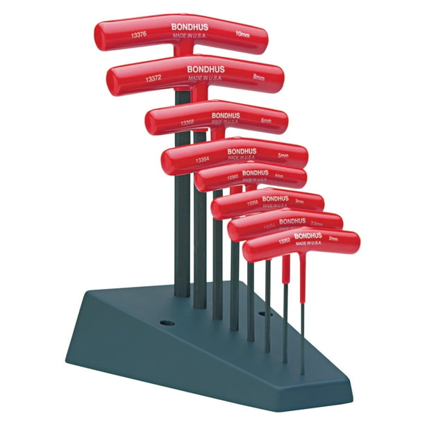 Bondhus THandle Hex Tool Sets, 8 per stand, Hex Tip, Metric Walmart