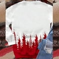 thumbnail image 4 of Honeeladyy Clearance under 10$ Fall Winter Girls World's Tree Farm Christmas Tree Pattern Print Sweatshirt Casual Cozy Long Sleeve Graphic Pullover Tops, 4 of 4