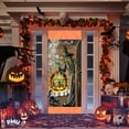 thumbnail image 2 of PMU 3pc Multi-Pack Door Covers - Halloween Witch Door Covers - Witch Halloween Banner - Witch Decoration Outdoor - Witch Halloween Decorations Indoor Outdoor - Front Door Cover for Spooky Season, 2 of 7