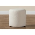 thumbnail image 5 of Baxton Studio Tori Modern and Contemporary Ivory Boucle Upholstered Ottoman, 5 of 6