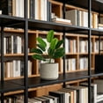 thumbnail image 6 of Artificial Tree, Indoor Floor Decor Potted Faux Plant for Living Room Corner Decoration, Maintenance Free Home Office, Realistic Green Leaves, Tall Fake Greenery for House Apartment Modern Style, 6 of 6